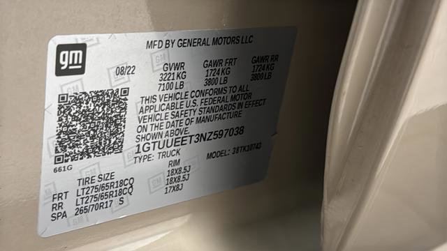 Used 2022 GMC Sierra 1500 AT4 w/ AT4 Premium Package image 31