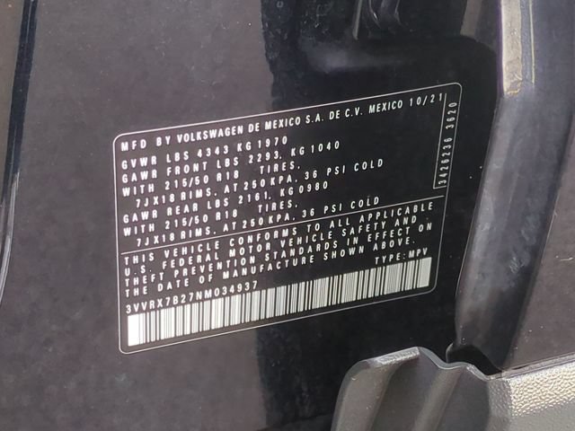 Used 2022 Volkswagen Taos SE FWD image 26