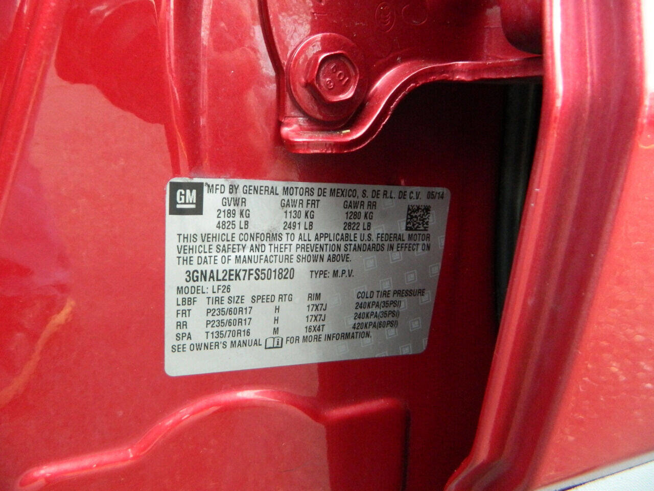 Used 2015 Chevrolet Captiva Sport LS image 24