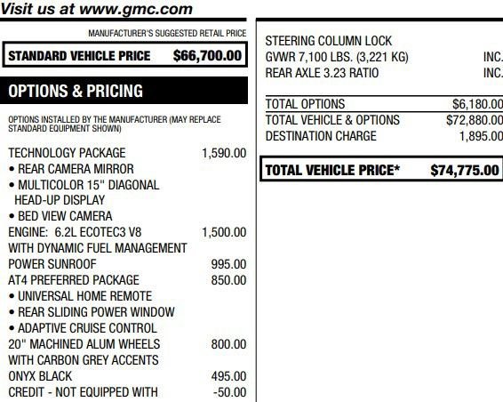 Used 2023 GMC Sierra 1500 AT4 w/ Technology Package image 2