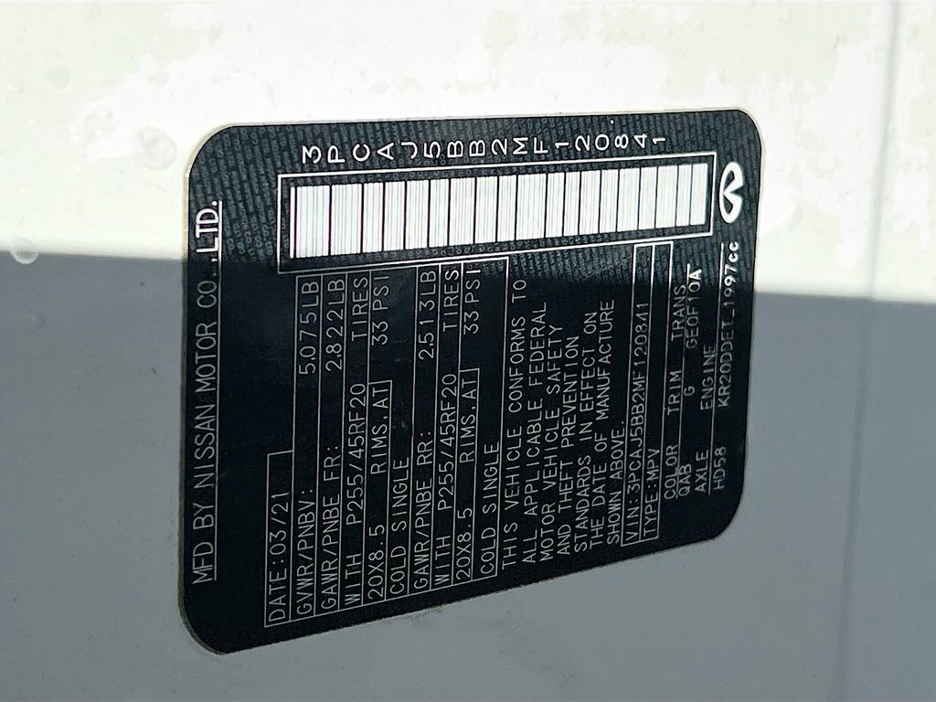 Used 2021 INFINITI QX50 Luxe w/ Appearance Package image 33