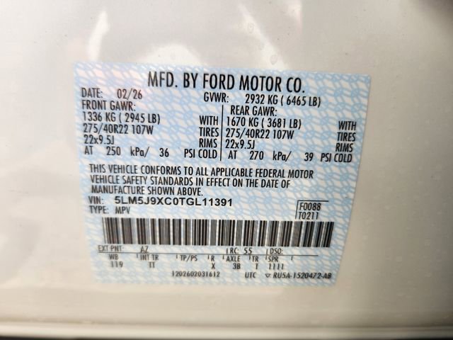 New 2026 Lincoln Aviator Black Label w/ Jet Appearance Package image 24