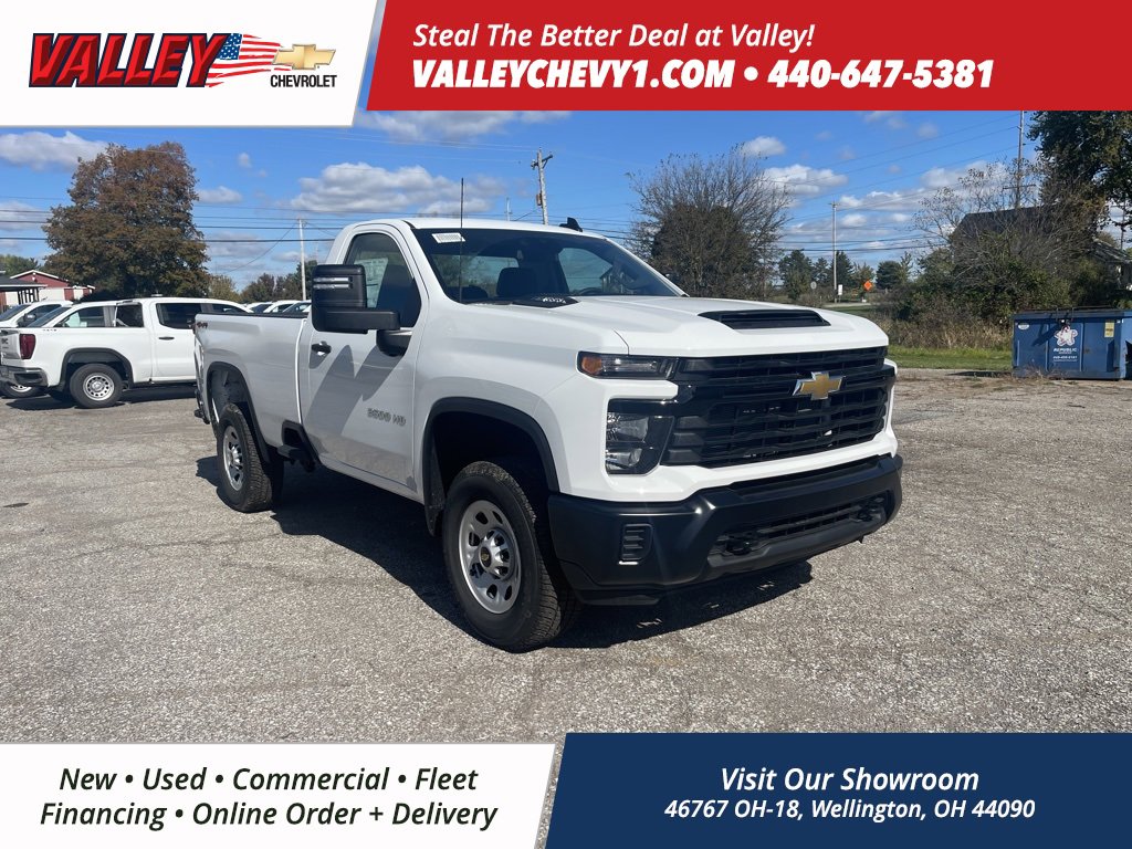 New 2026 Chevrolet Silverado 2500 W/T w/ Snow Plow Prep/Camper Package image 1