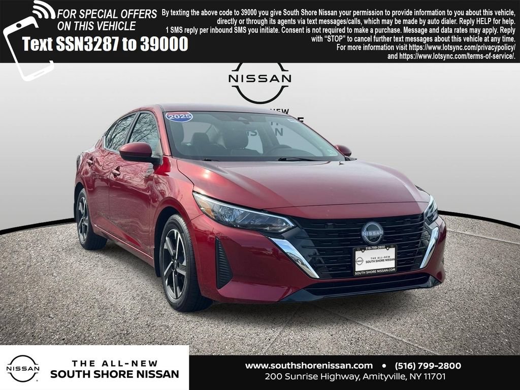 Used 2025 Nissan Sentra SV w/ All-Weather Package FWD image 1