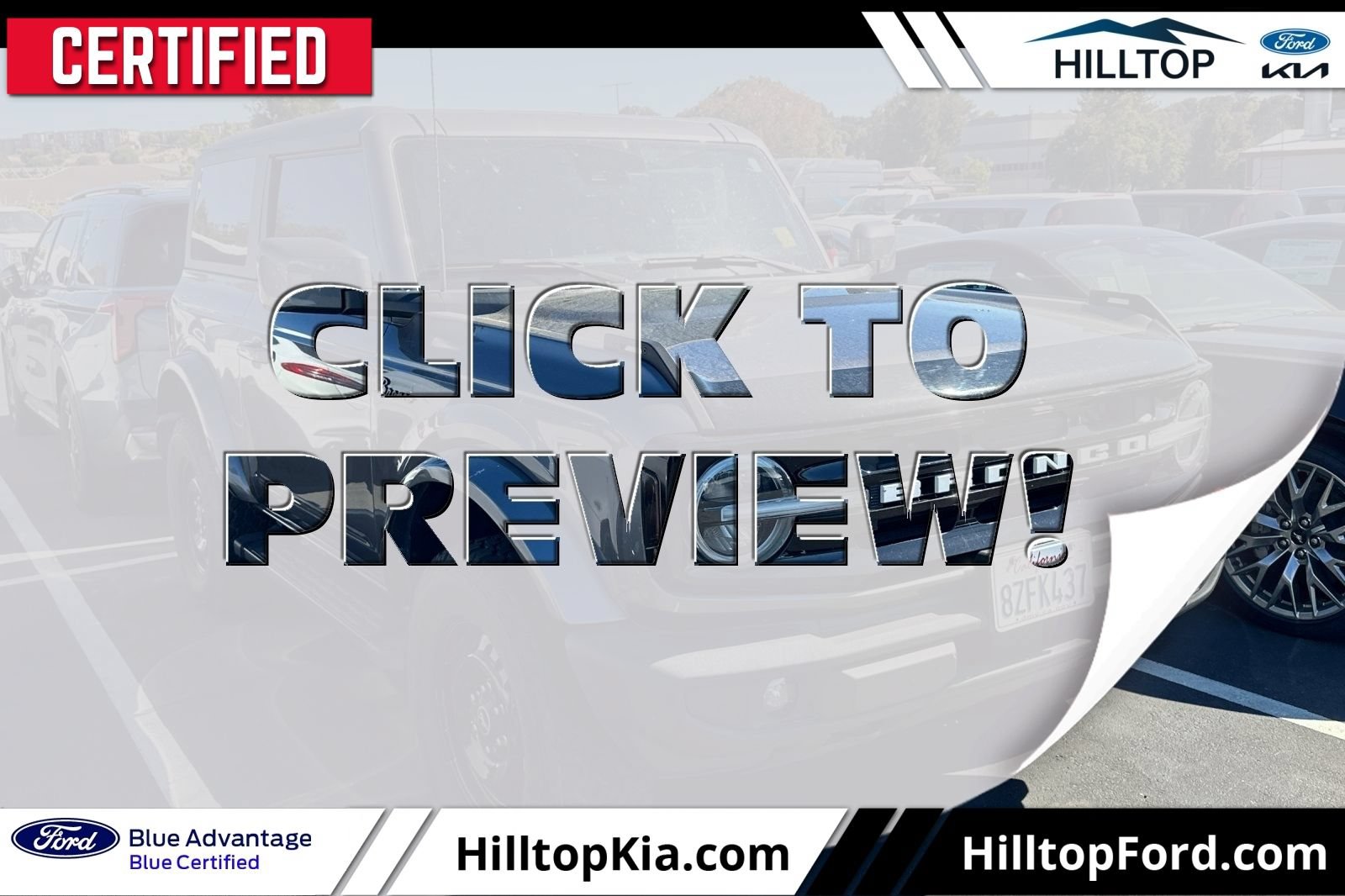 Used 2021 Ford Bronco Outer Banks AWD/4WD image 1
