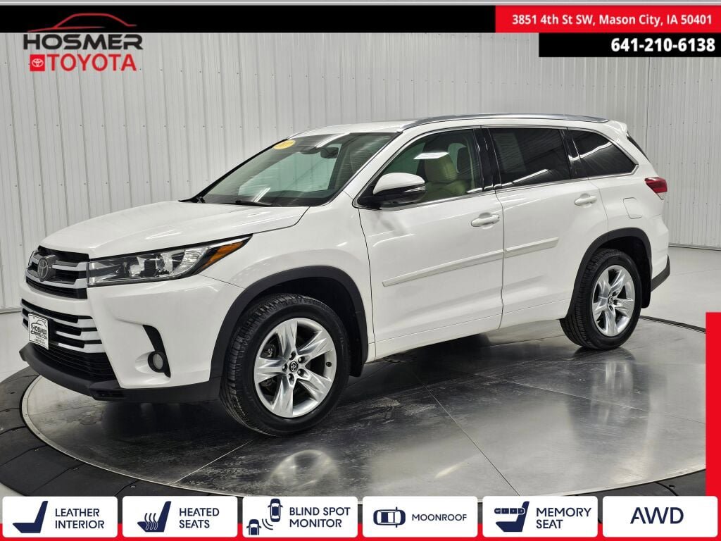 Used 2017 Toyota Highlander Limited AWD/4WD image 1