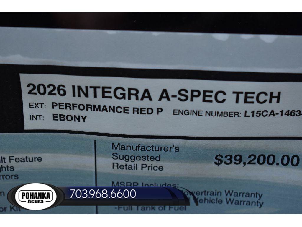 New 2026 Acura Integra A-Spec FWD image 36