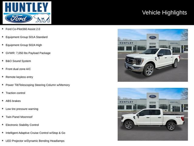 Certified 2023 Ford F150 Lariat w/ Equipment Group 502A High AWD/4WD image 2