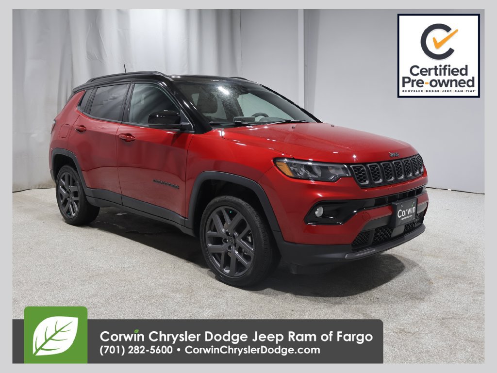 Certified 2026 Jeep Compass Limited w/ Sun, Sound & Navigation Group AWD/4WD 360° Tour