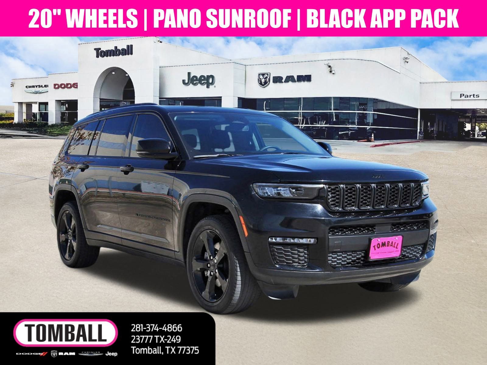 Used 2023 Jeep Grand Cherokee L Limited w/ Black Appearance Package