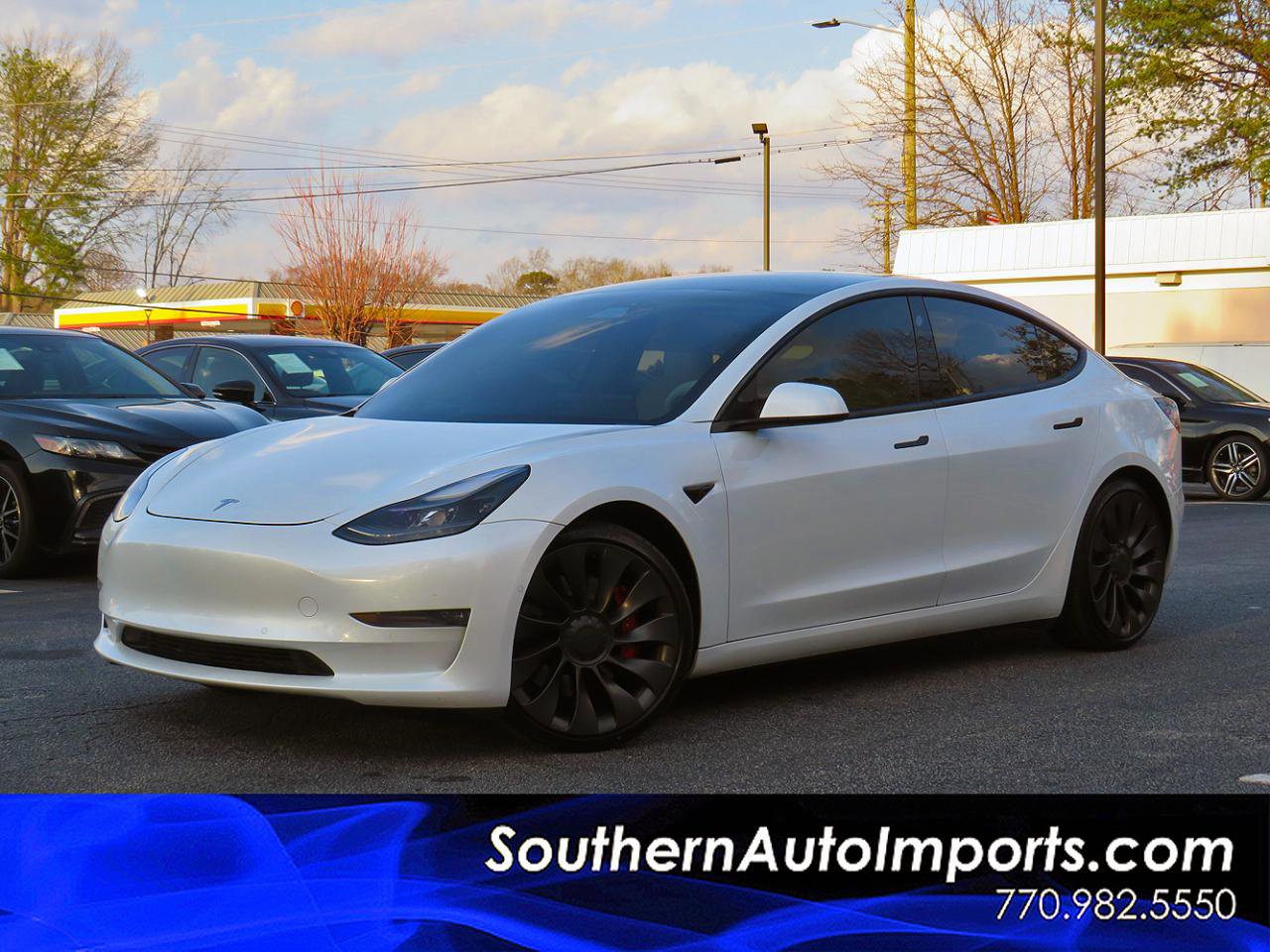 Used 2021 Tesla Model 3 Performance image 1