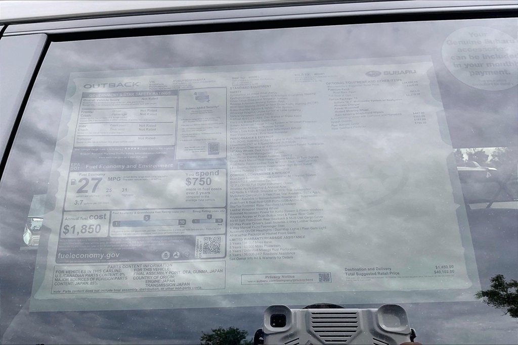 New 2026 Subaru Outback Premium AWD/4WD image 17