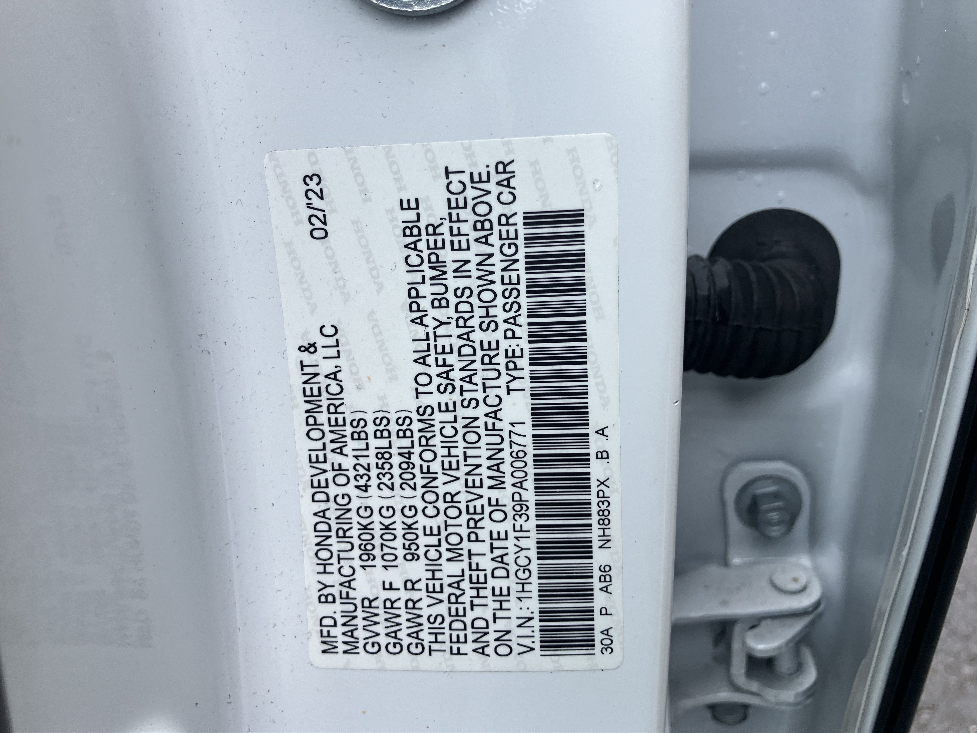 Certified 2023 Honda Accord EX image 37
