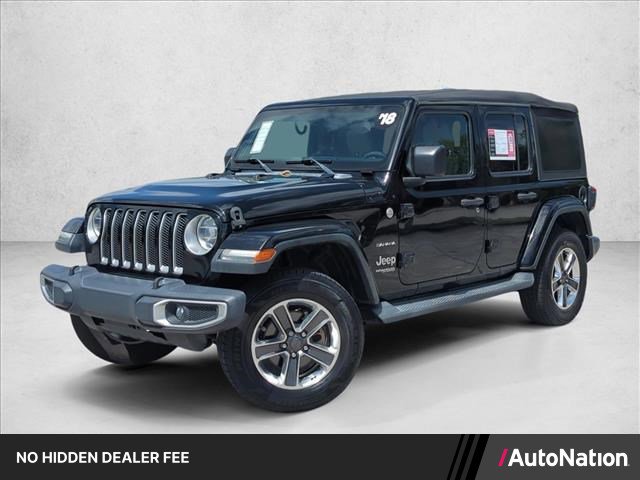 Used 2018 Jeep Wrangler Unlimited Sahara AWD/4WD image 1