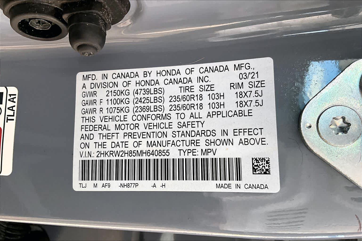 Used 2021 Honda CR-V EX-L image 35