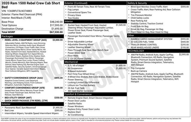 Used 2020 RAM 1500 Rebel w/ Rebel Level 2 Equipment Group image 3
