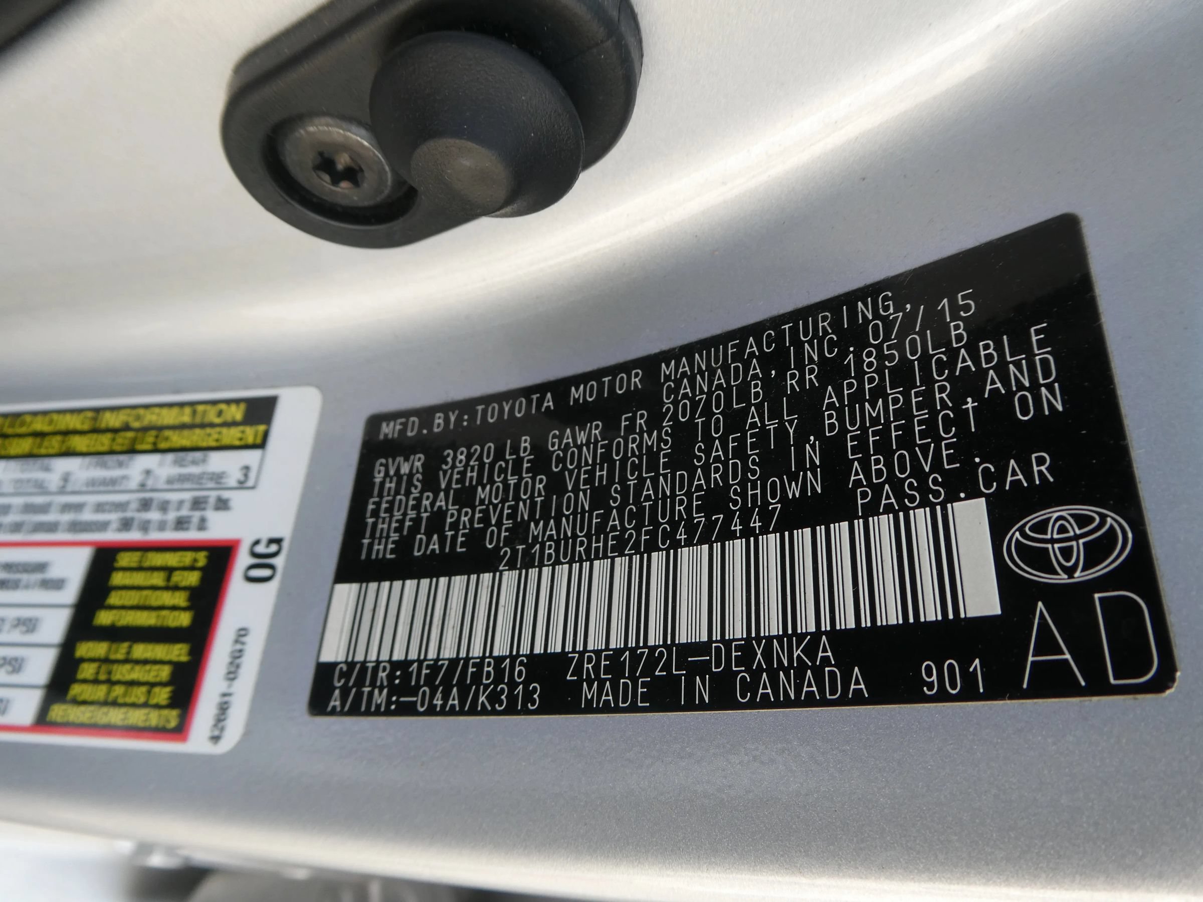 Used 2015 Toyota Corolla LE FWD image 10
