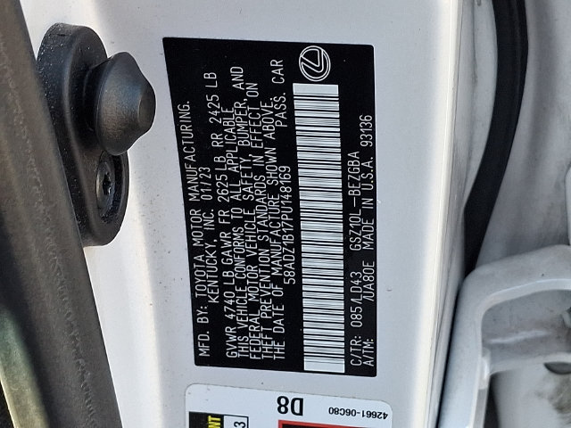 Certified 2023 Lexus ES 350 w/ Premium Package FWD image 27