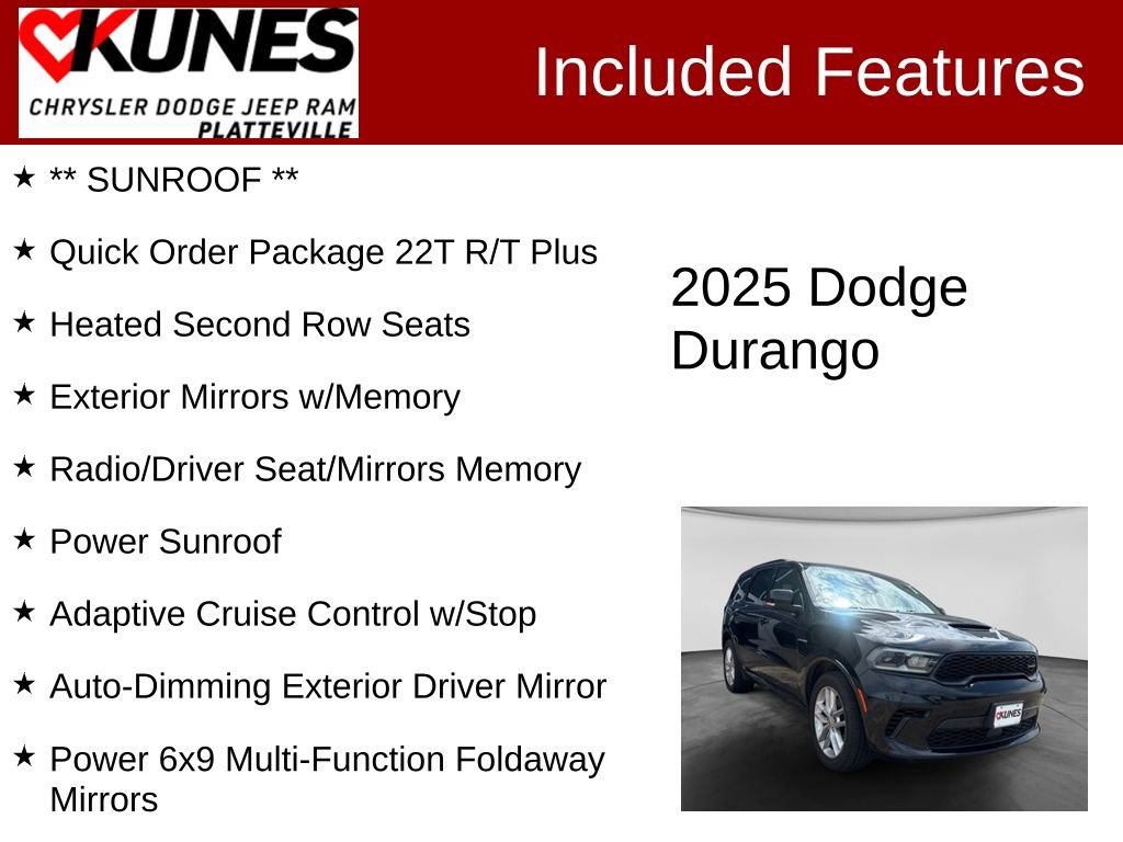 Used 2025 Dodge Durango R/T AWD/4WD image 2