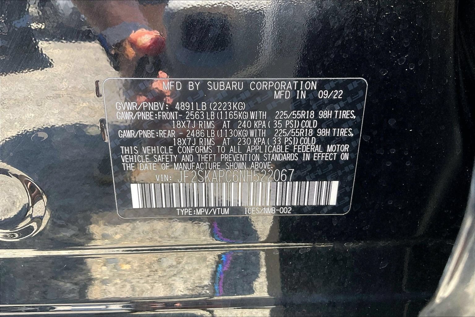 Certified 2022 Subaru Forester Limited w/ Popular Package #2 AWD/4WD image 33