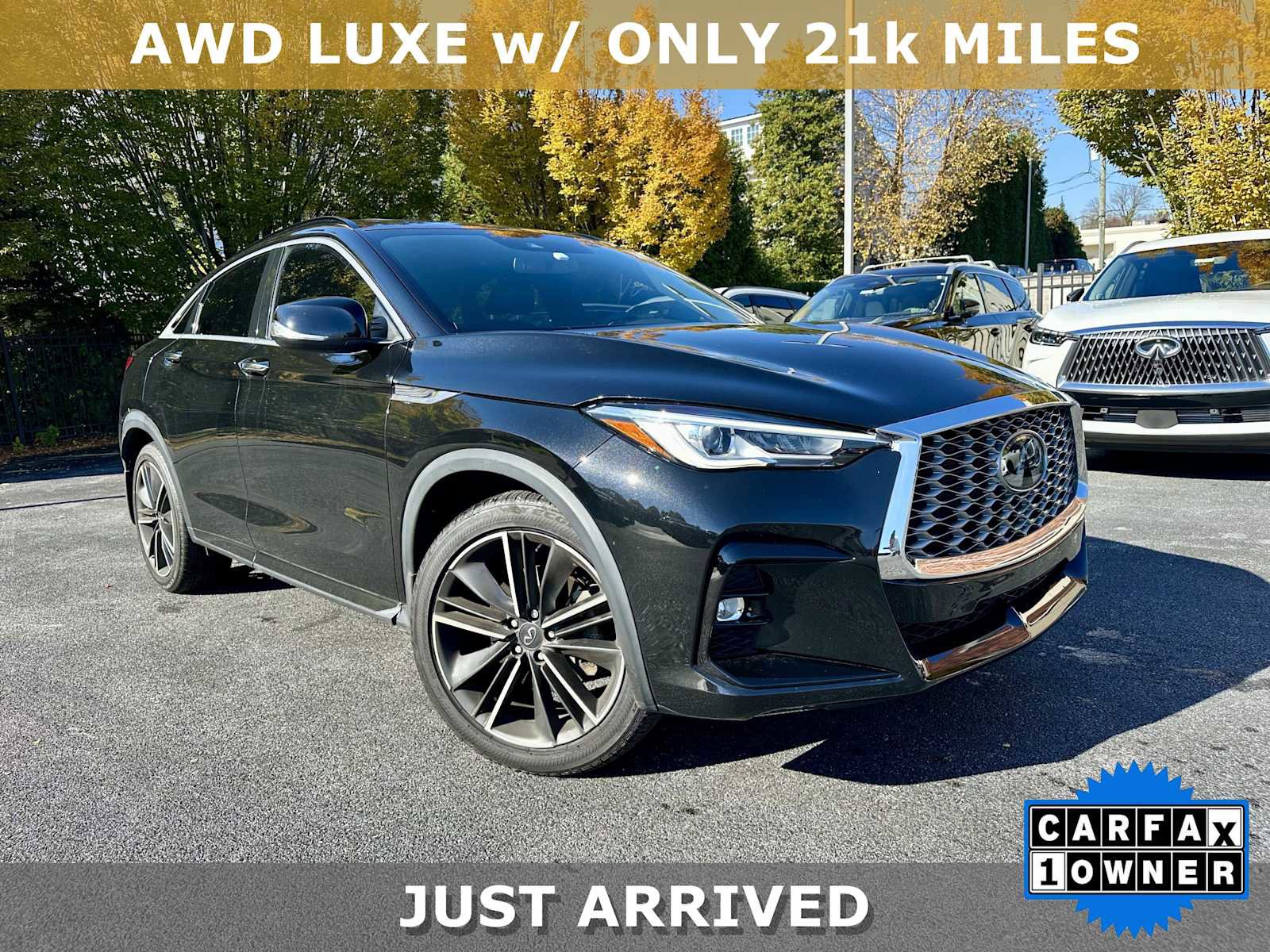 Used 2022 INFINITI QX55 Luxe w/ Cargo Package