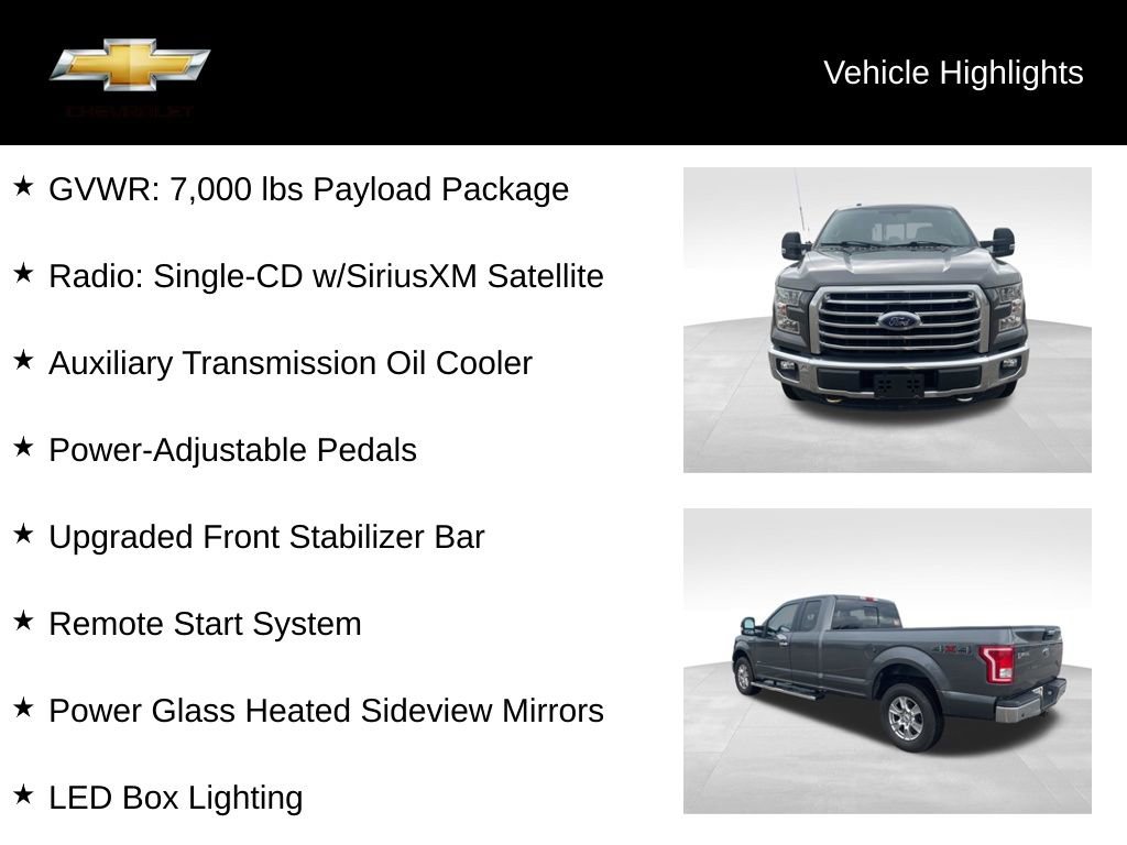 Used 2016 Ford F150 XLT w/ Equipment Group 302A Luxury image 23