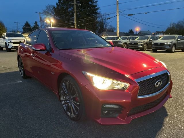 Used 2017 INFINITI Q50 Red Sport 400 image 25
