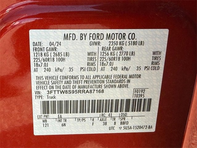 Used 2024 Ford Maverick Lariat w/ 4K Tow Package image 27