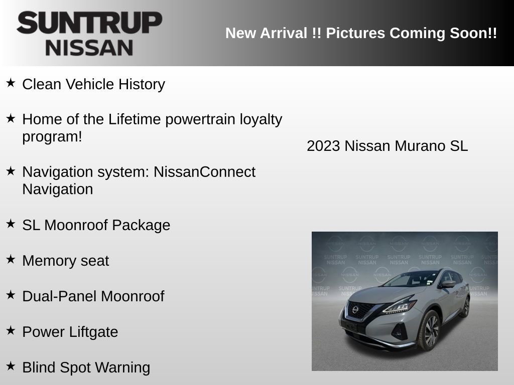 Used 2023 Nissan Murano SL w/ SL Moonroof Package image 6