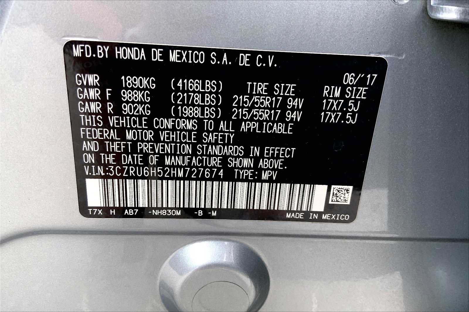 Used 2017 Honda HR-V EX image 34