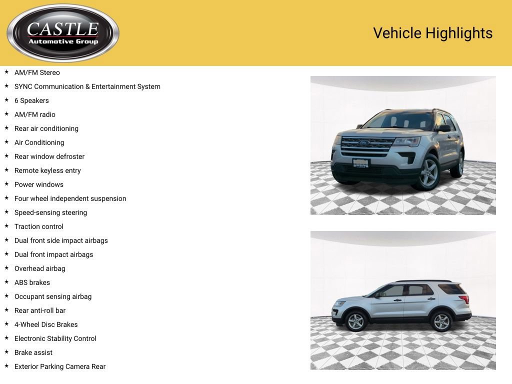 Used 2018 Ford Explorer 4WD image 3