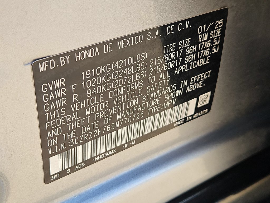 Used 2025 Honda HR-V EX-L image 33