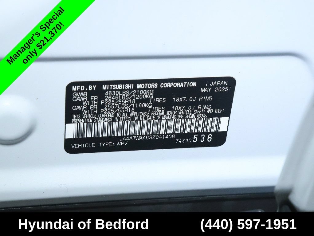 Used 2025 Mitsubishi Eclipse Cross SE AWD/4WD image 22