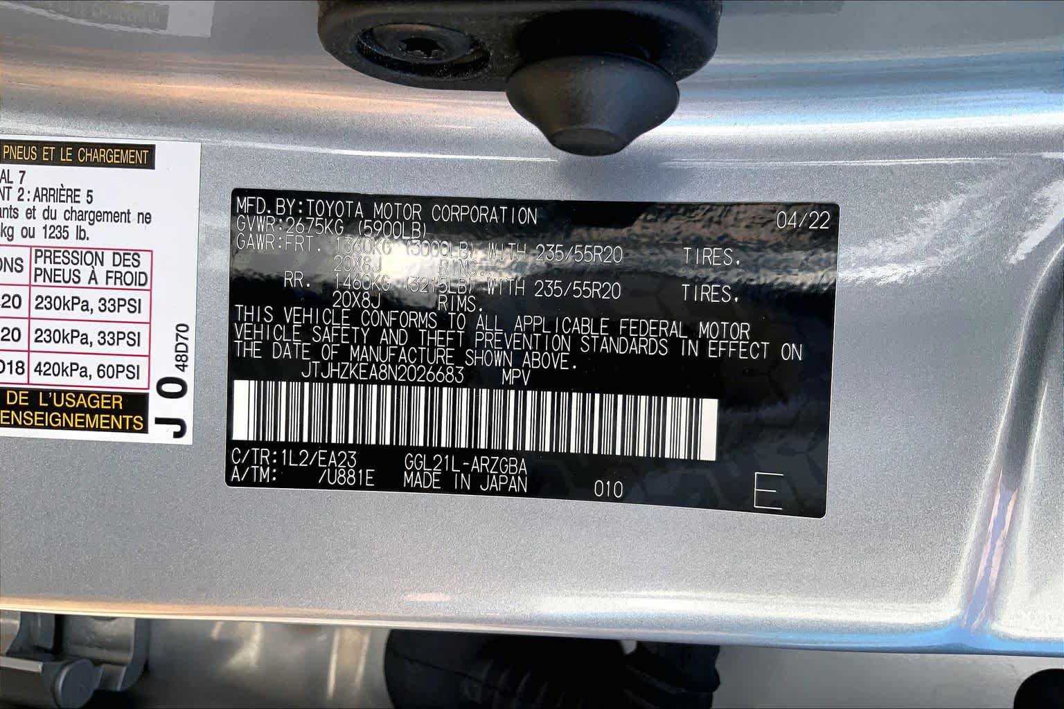Used 2022 Lexus RX 350L FWD w/ Premium Package image 33