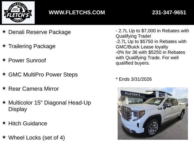 New 2026 GMC Sierra 1500 Denali w/ Denali Reserve Package image 3