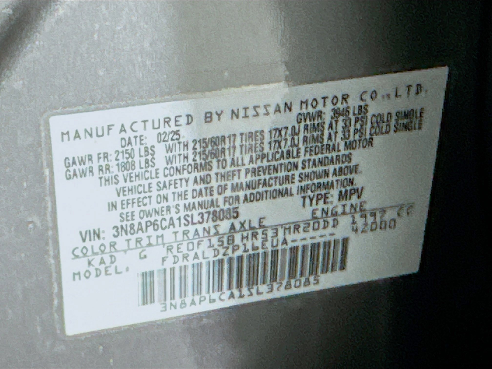 Used 2025 Nissan Kicks SV image 12