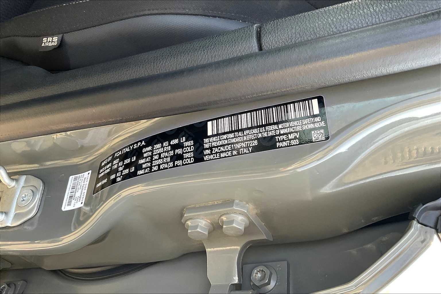 Certified 2022 Jeep Renegade Altitude image 32