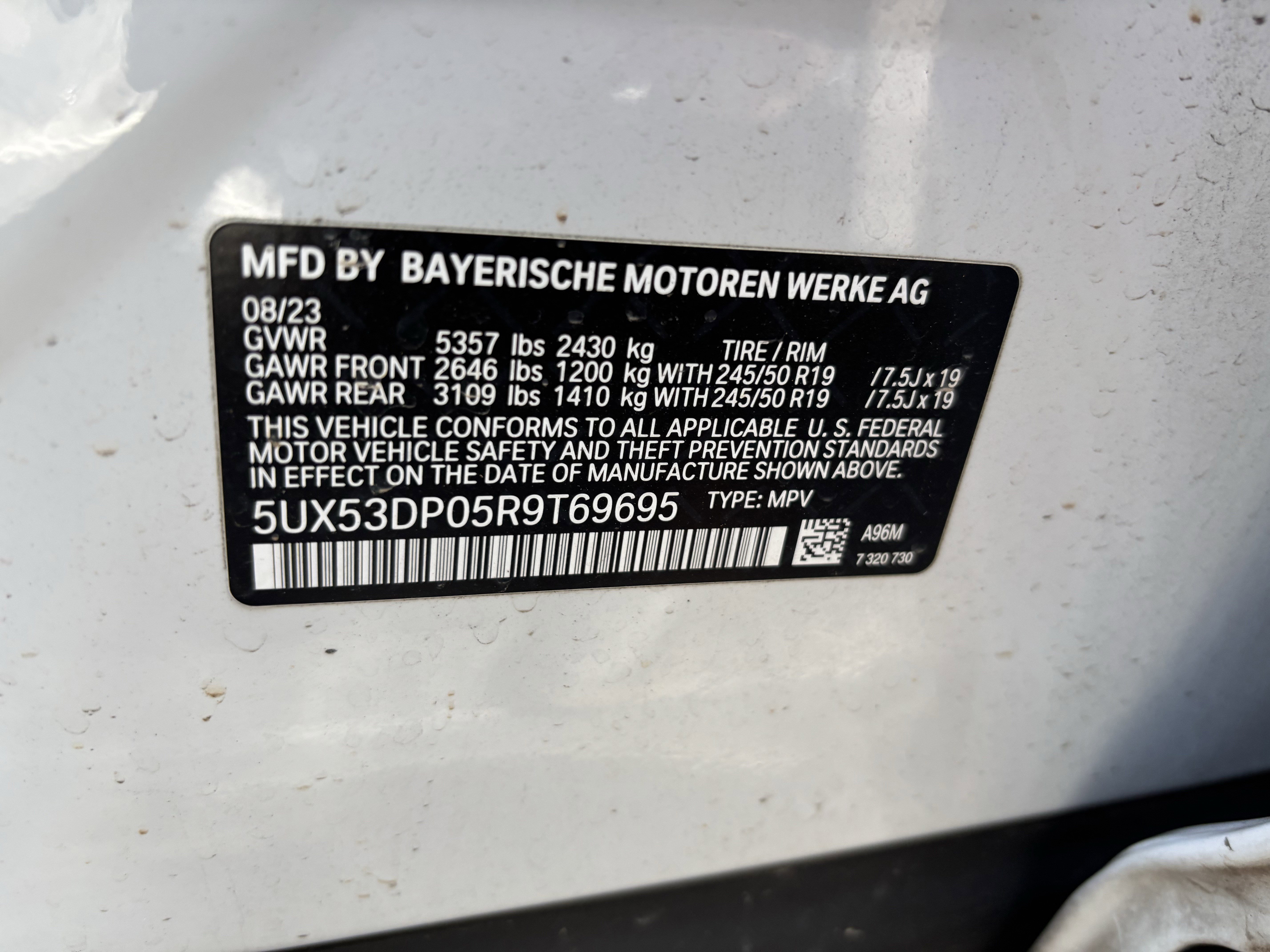 Certified 2024 BMW X3 xDrive30i w/ Convenience Package image 37