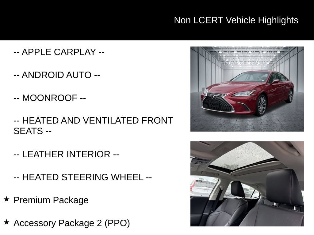 Used 2021 Lexus ES 350 w/ Premium Package FWD image 26