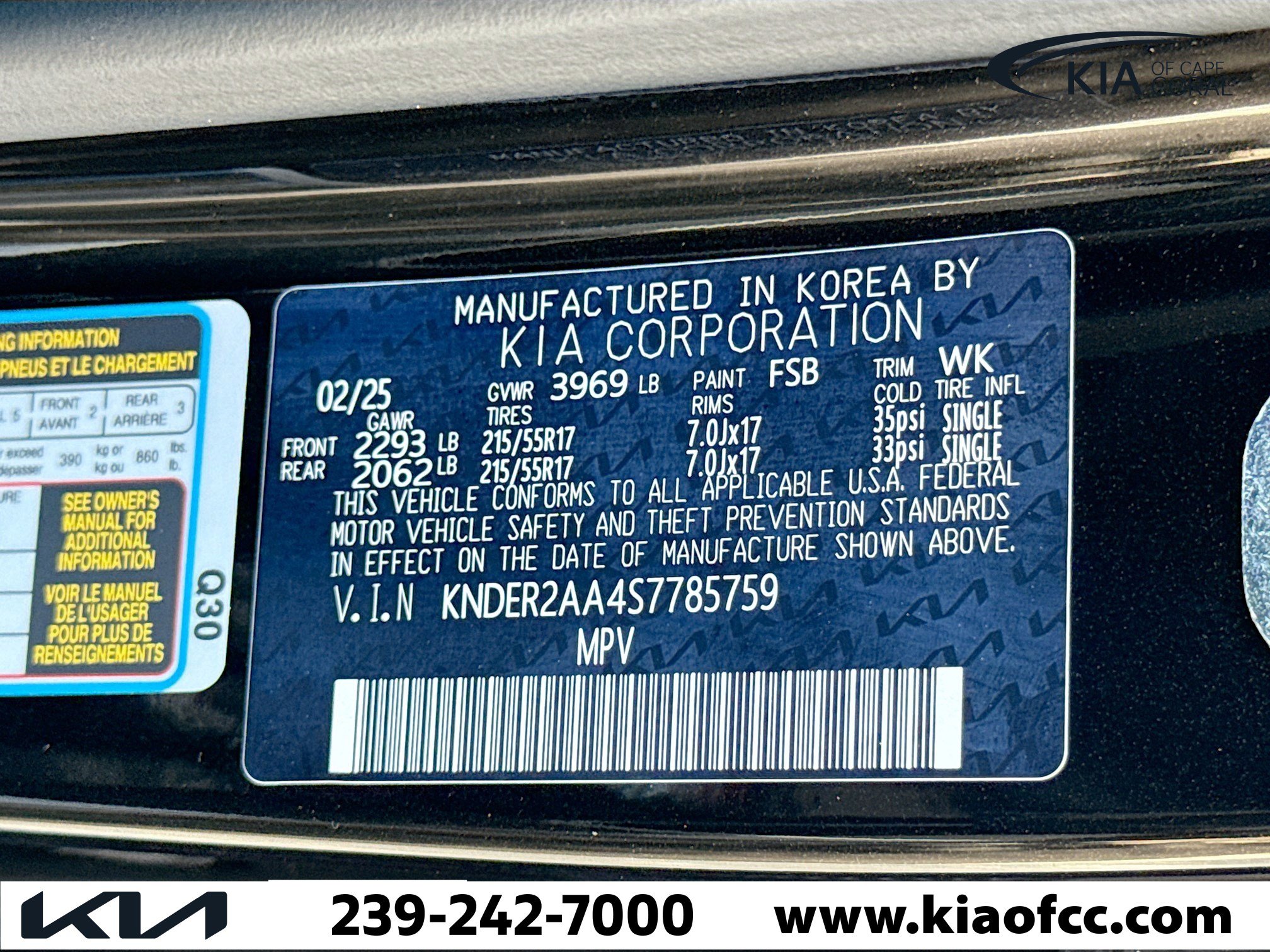 Certified 2025 Kia Seltos EX w/ EX Sunroof Package image 43