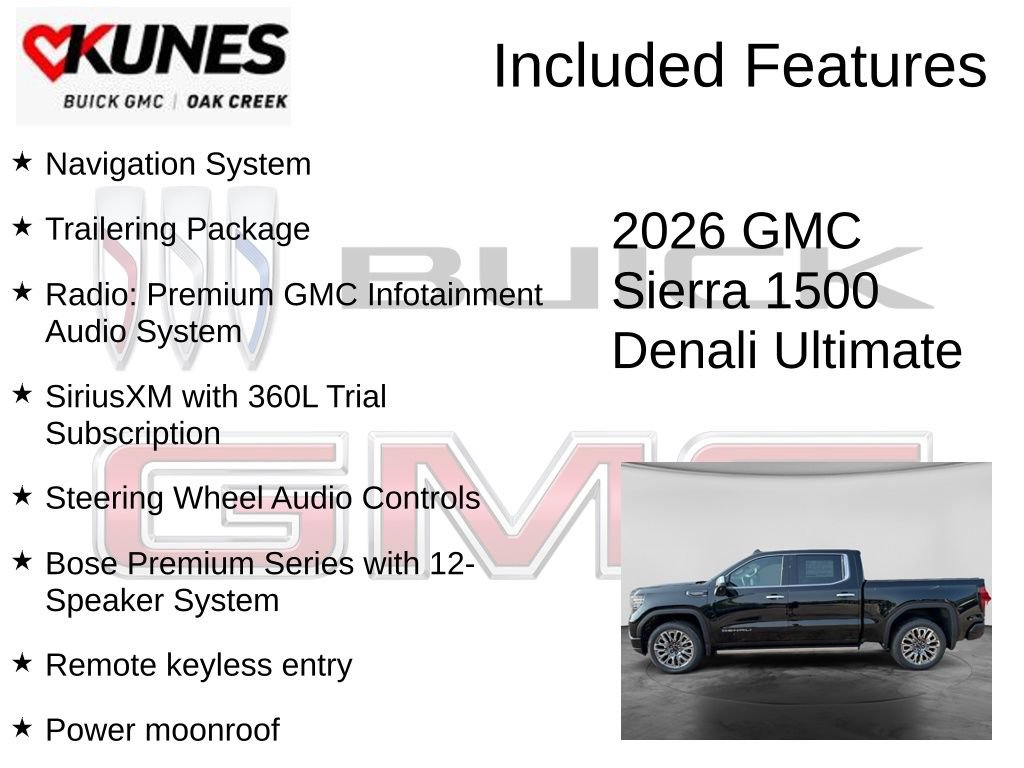 New 2026 GMC Sierra 1500 Denali Ultimate AWD/4WD image 2