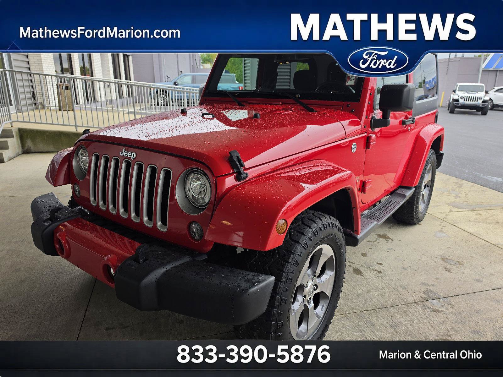 Used 2017 Jeep Wrangler Sahara w/ Connectivity Group AWD/4WD image 1
