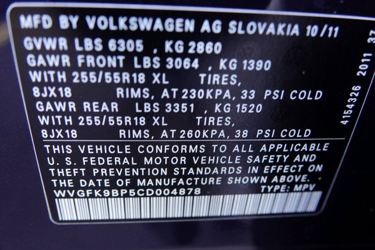 Used 2012 Volkswagen Touareg Sport AWD/4WD image 67