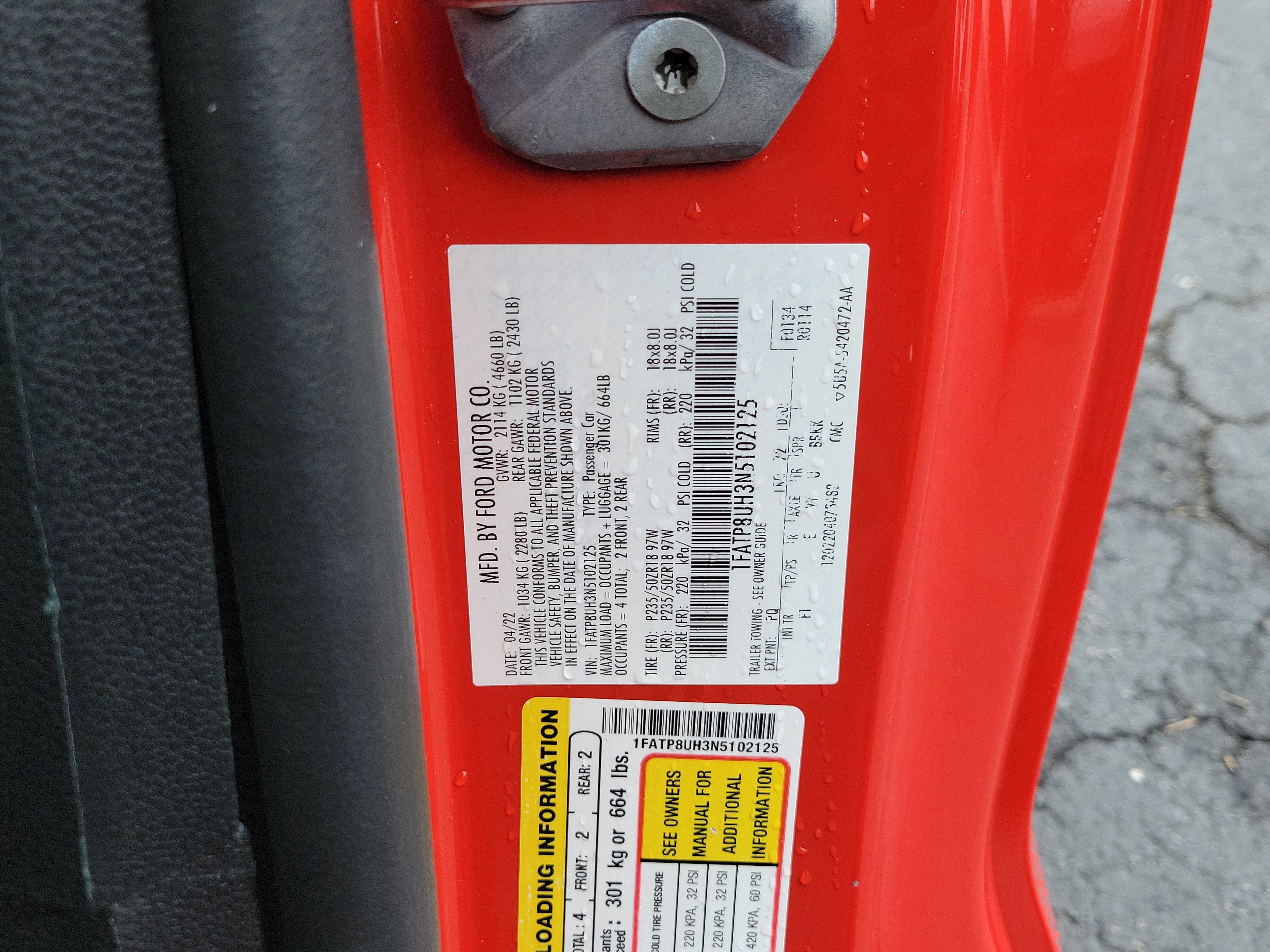 Used 2022 Ford Mustang Premium RWD image 30