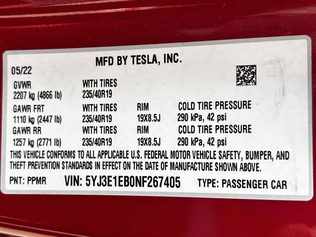 Used 2022 Tesla Model 3 Long Range AWD/4WD image 34