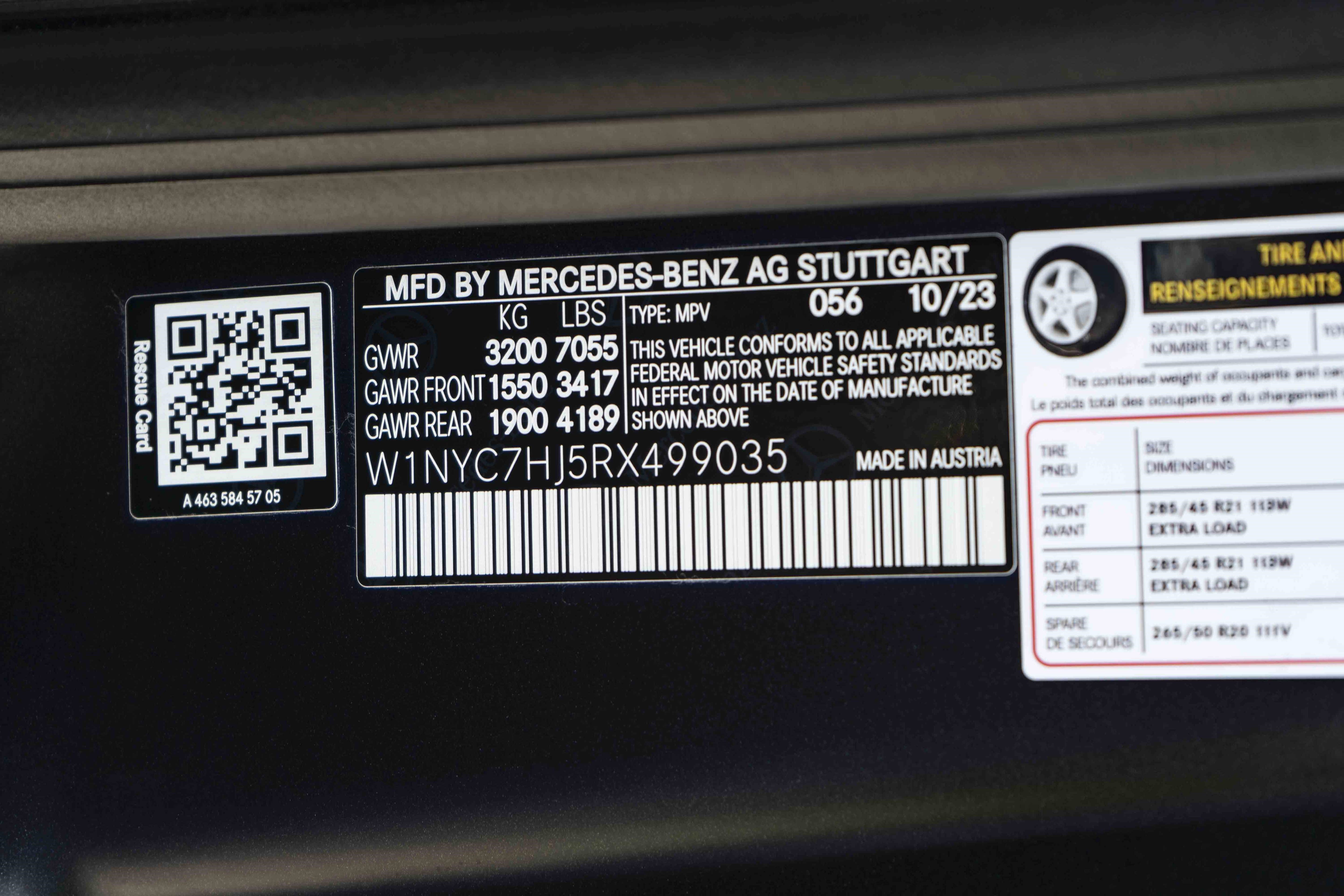 Used 2024 Mercedes-Benz G 63 AMG 4MATIC w/ Manufactur Interior Package image 52