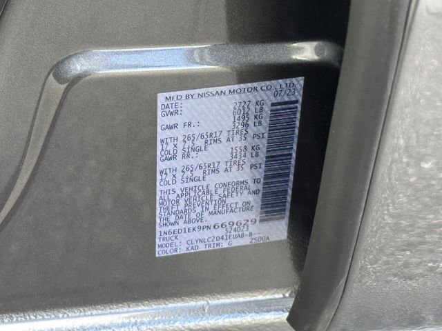 Certified 2023 Nissan Frontier SV w/ SV Convenience Package image 33