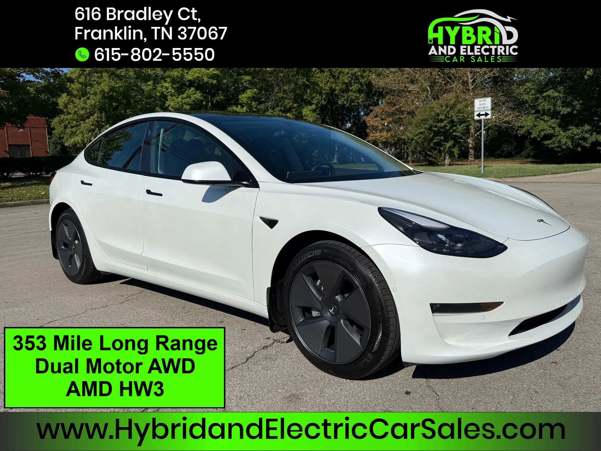 Used 2021 Tesla Model 3 Long Range