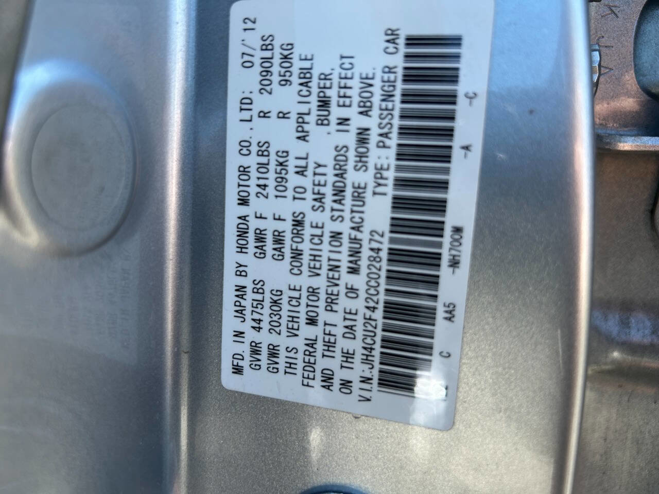 Used 2012 Acura TSX Sedan image 24