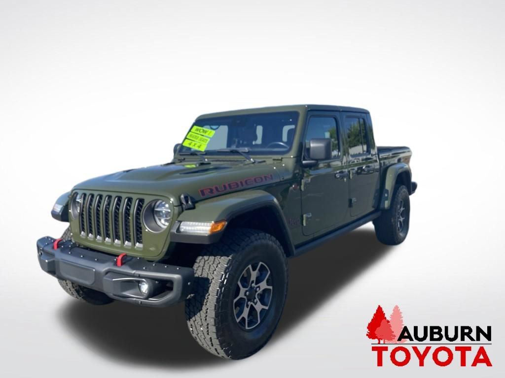 Used 2021 Jeep Gladiator Rubicon w/ Uconnect 4C Nav & Sound Group AWD/4WD image 3